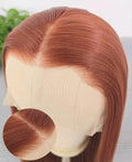 Dark Orange Lace Front Wig.